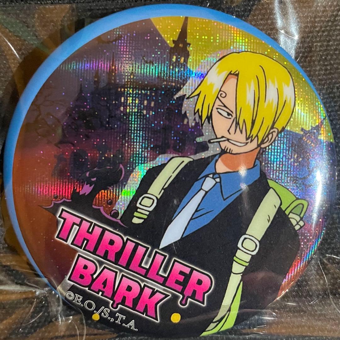 ワンピース onepiece スリラーバーク ホログラム缶バッジ サンジ