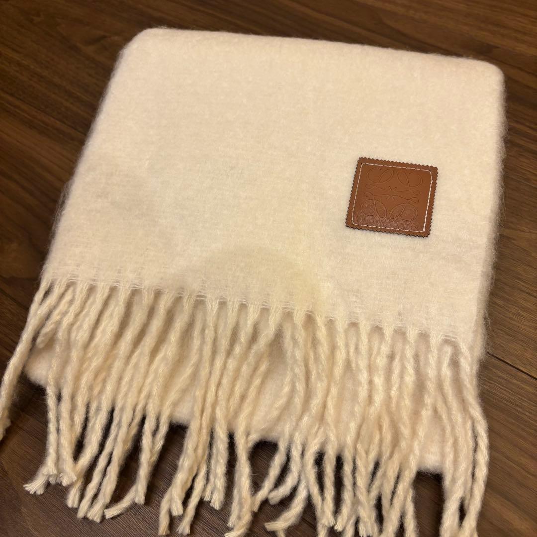 白 マフラー ホワイト SNIDEL - snidel 白マフラー 長さ200㎝ 幅21㎝の通販 by ほのか's shop