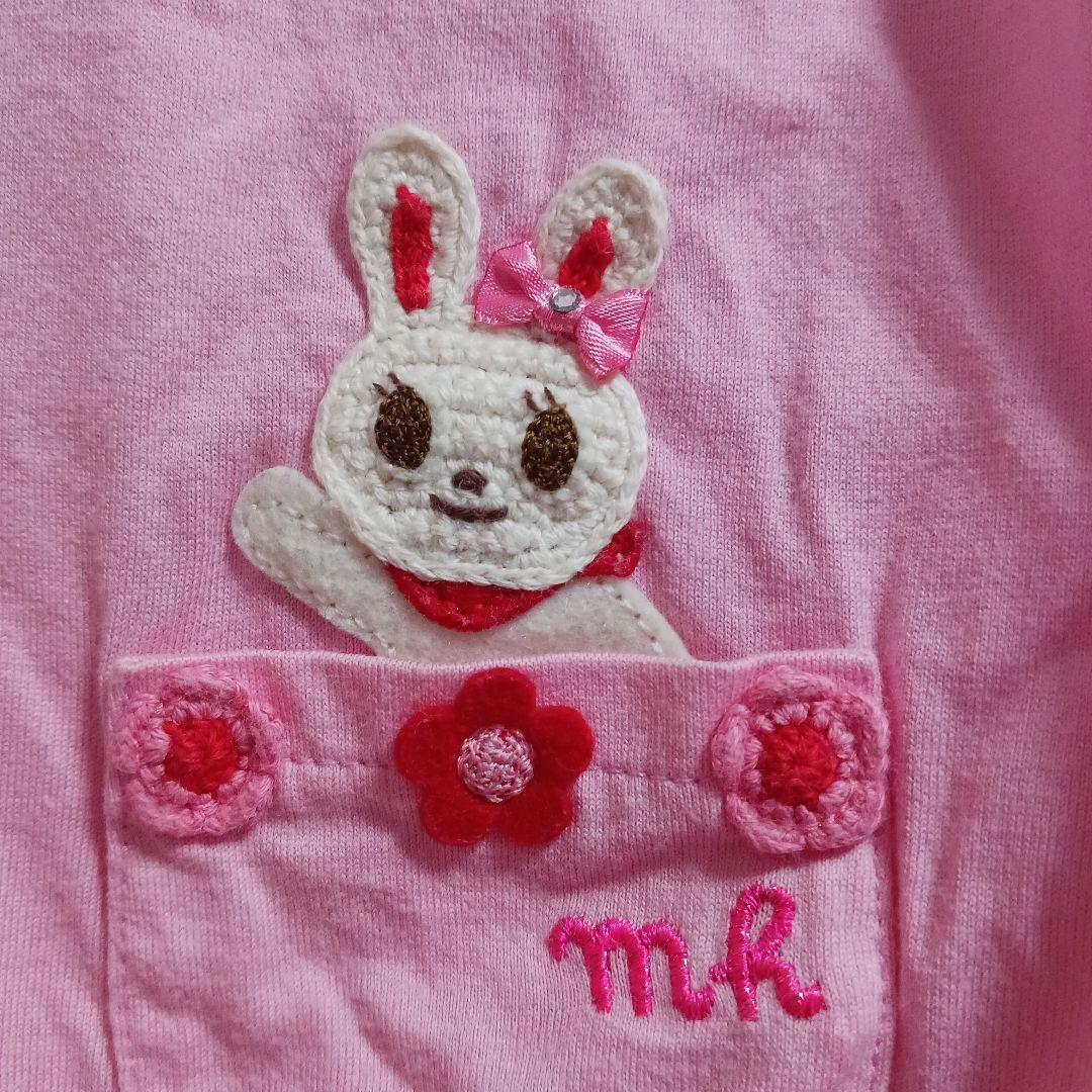 MIKI HOUSE ピンク チュニックタンクトップ 120 うさこ - メルカリ