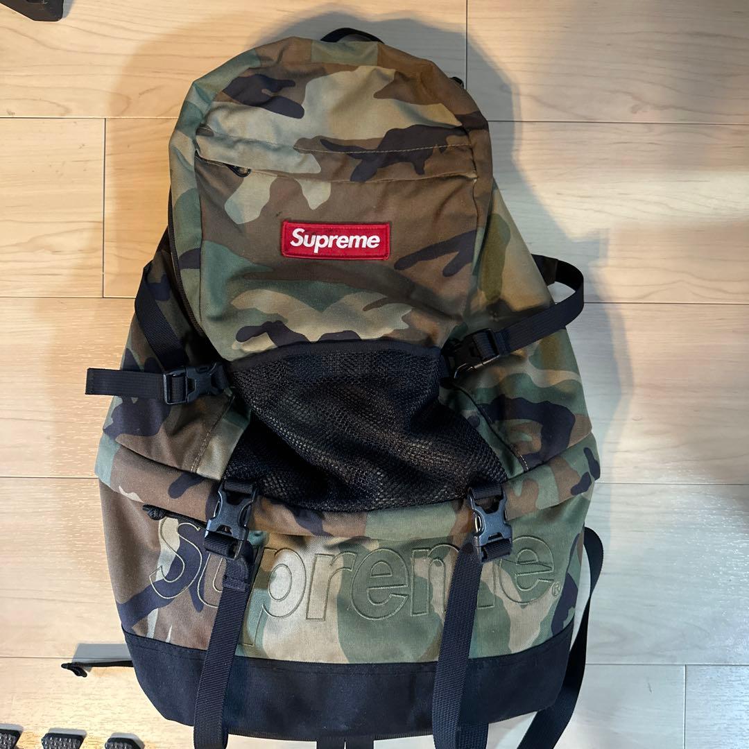 supreme シュプリーム 迷彩 バックパック リュック カモフラ レア