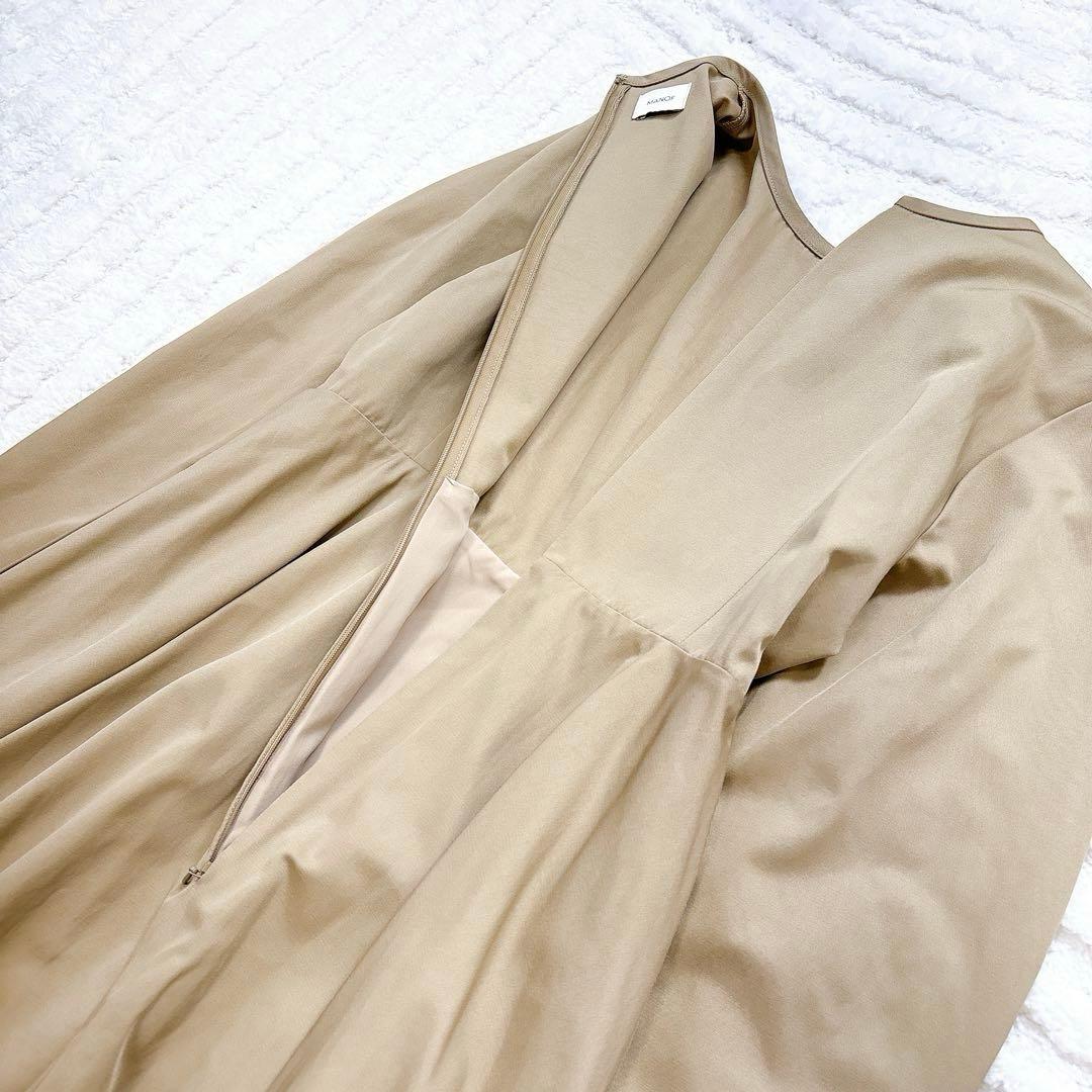 極美品✨ MANOF 23ss アーチスリーブ サーキュラー ワンピース ロング