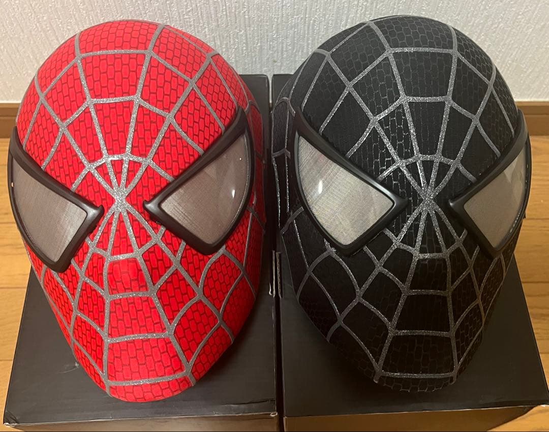 新品未使用】スパイダーマン ハイクオリティ マスク レプリカ2点セット