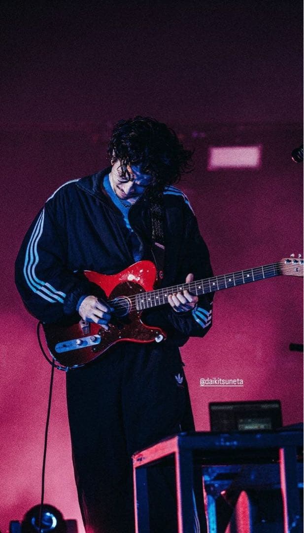 常田大希 adidas adilenium オーバーサイズ トラックトップ 黒 - メルカリ