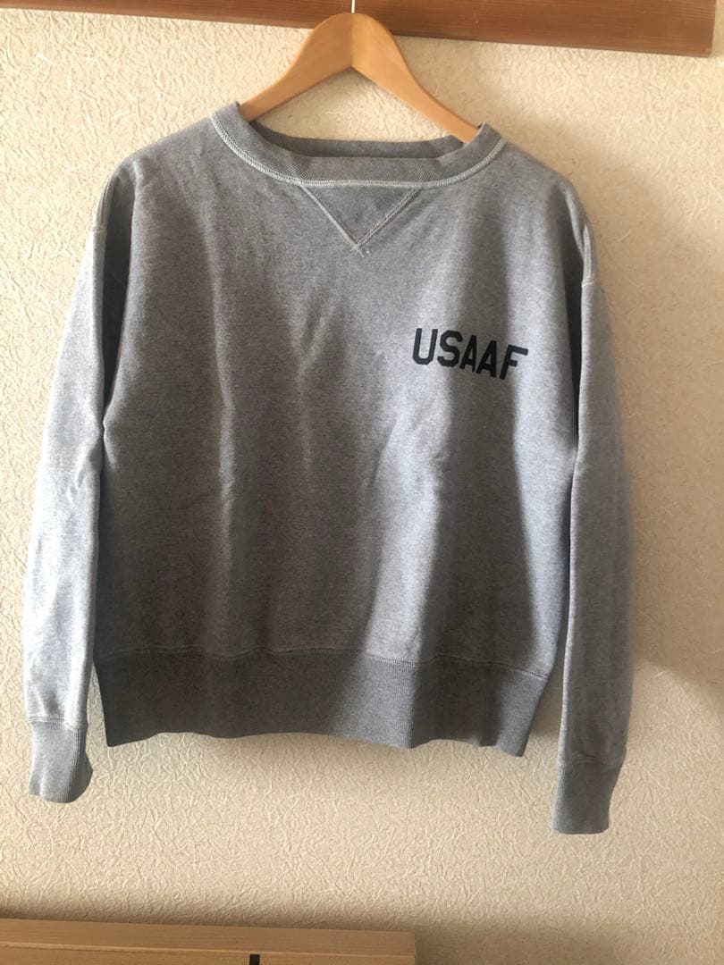 The REAL McCOY'S USAAFプリント スウェットシャツ メンズL