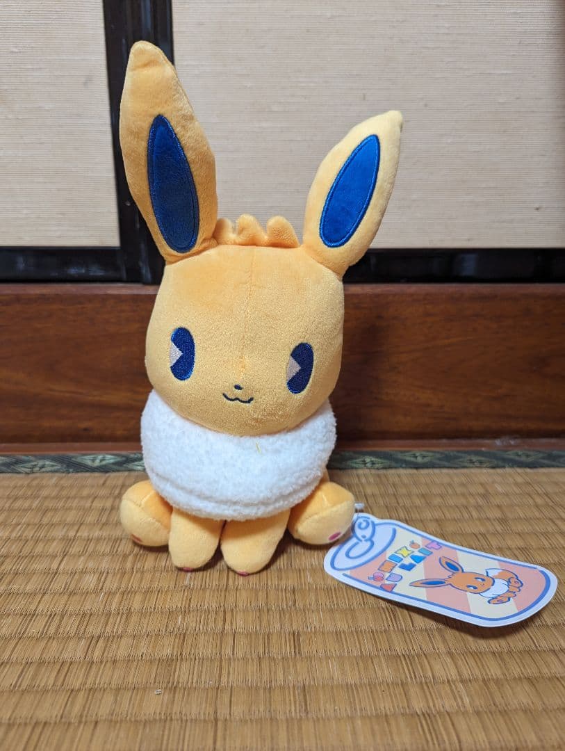 イーブイ ポケモンセンター ぬいぐるみ ミックスオレ タグ付き - メルカリ