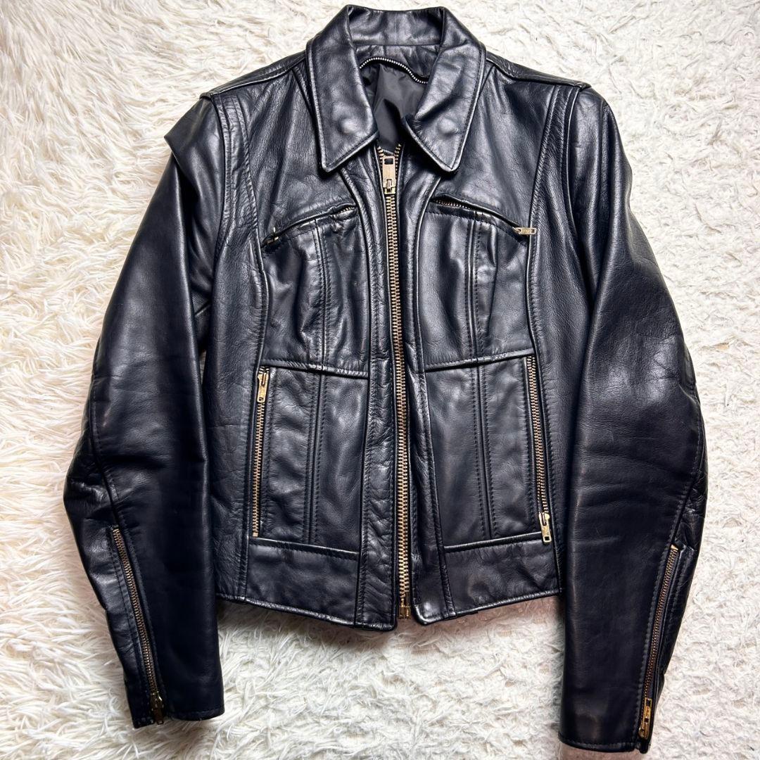 branded garments 60s TALON レザージャケット ブラック BRANDED GARMENTS(ブランデッドガーメンツ) / シングルライダース