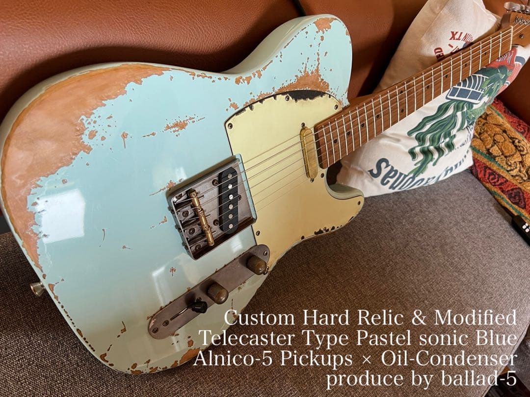 ⭐︎ハードレリック60sテレキャスタータイプ/アルニコPU×オイル