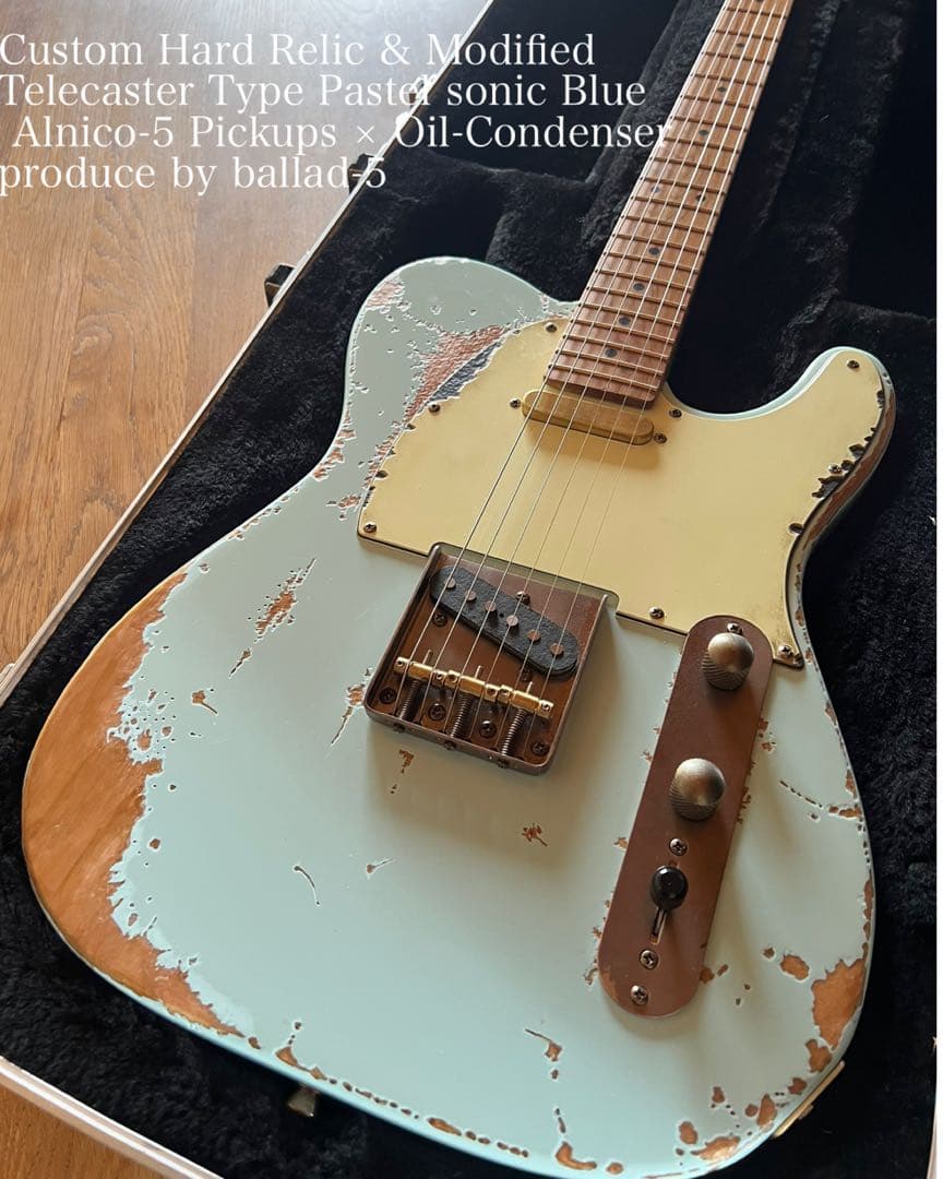 ⭐︎ハードレリック60sテレキャスタータイプ/アルニコPU×オイル