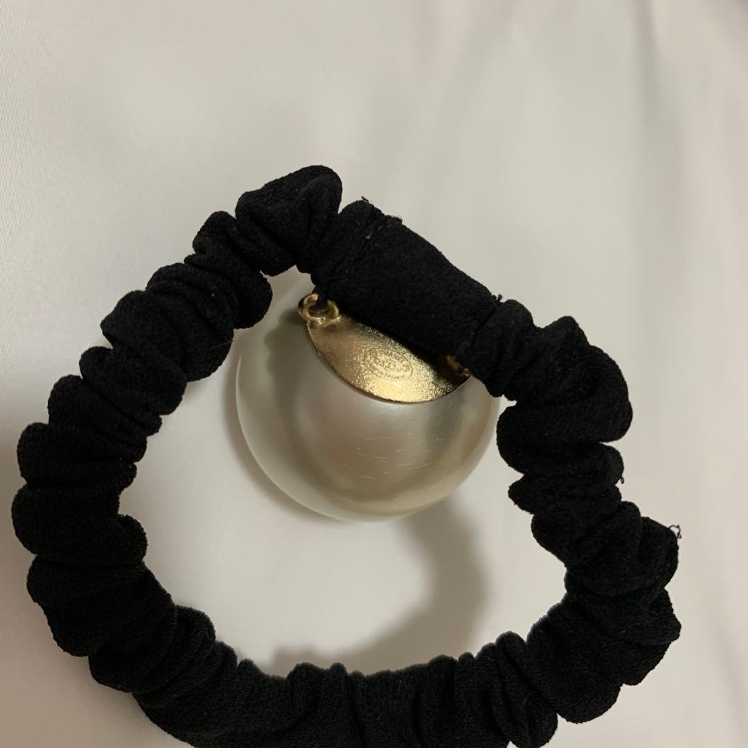 値下げCHANEL ヘアアクセサリー シャネル ヘアゴム ココマーク パール