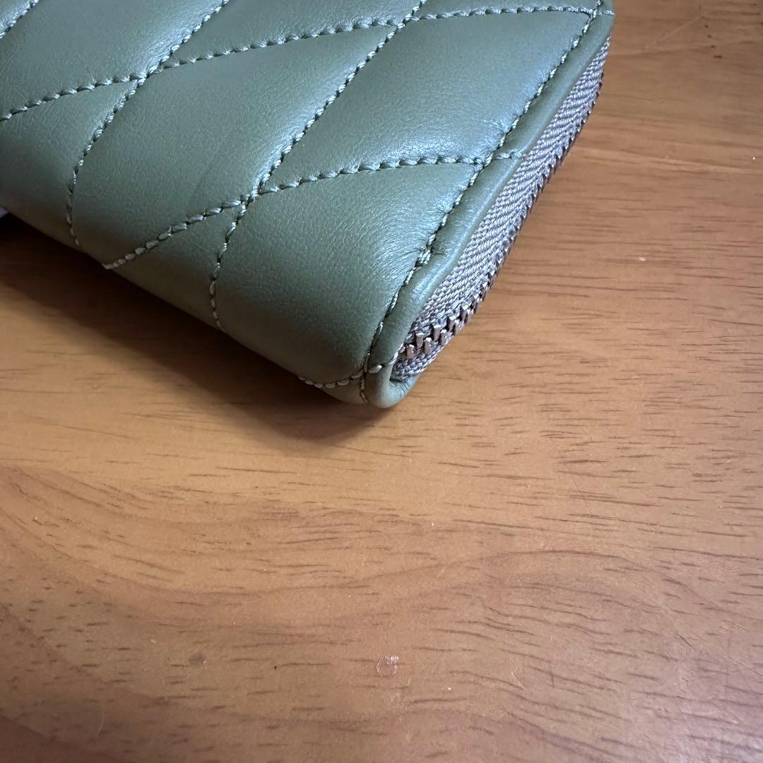 コーチ COACH カード ケース ピロー キルティング モスグリーン - メルカリ