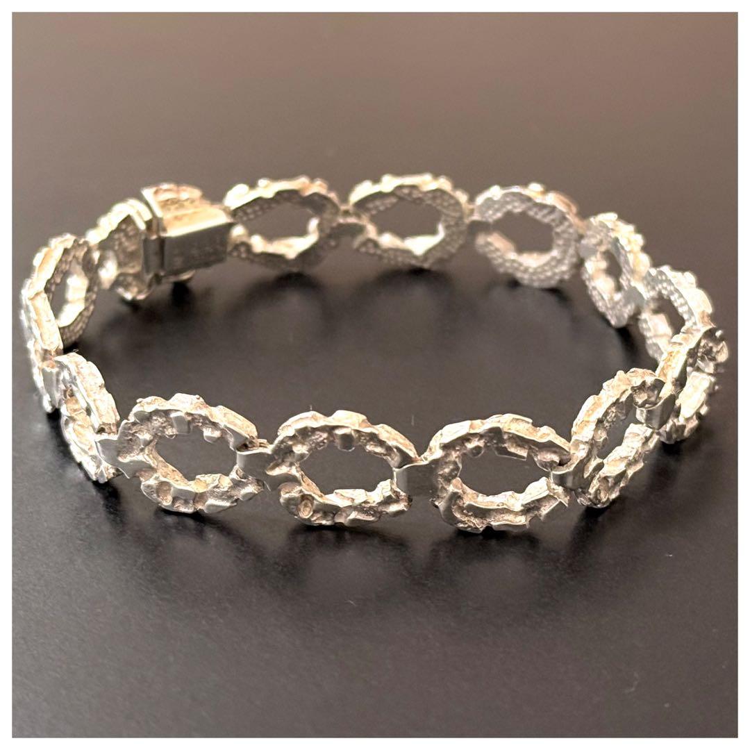 シルバー925 Mexico メキシコ ヴィンテージ デザイン ブレスレット