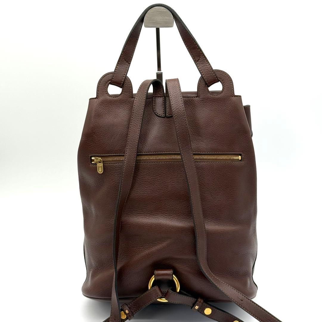 DELVAUX デルヴォー カーフ レザー 本革 リュックサック バックパック