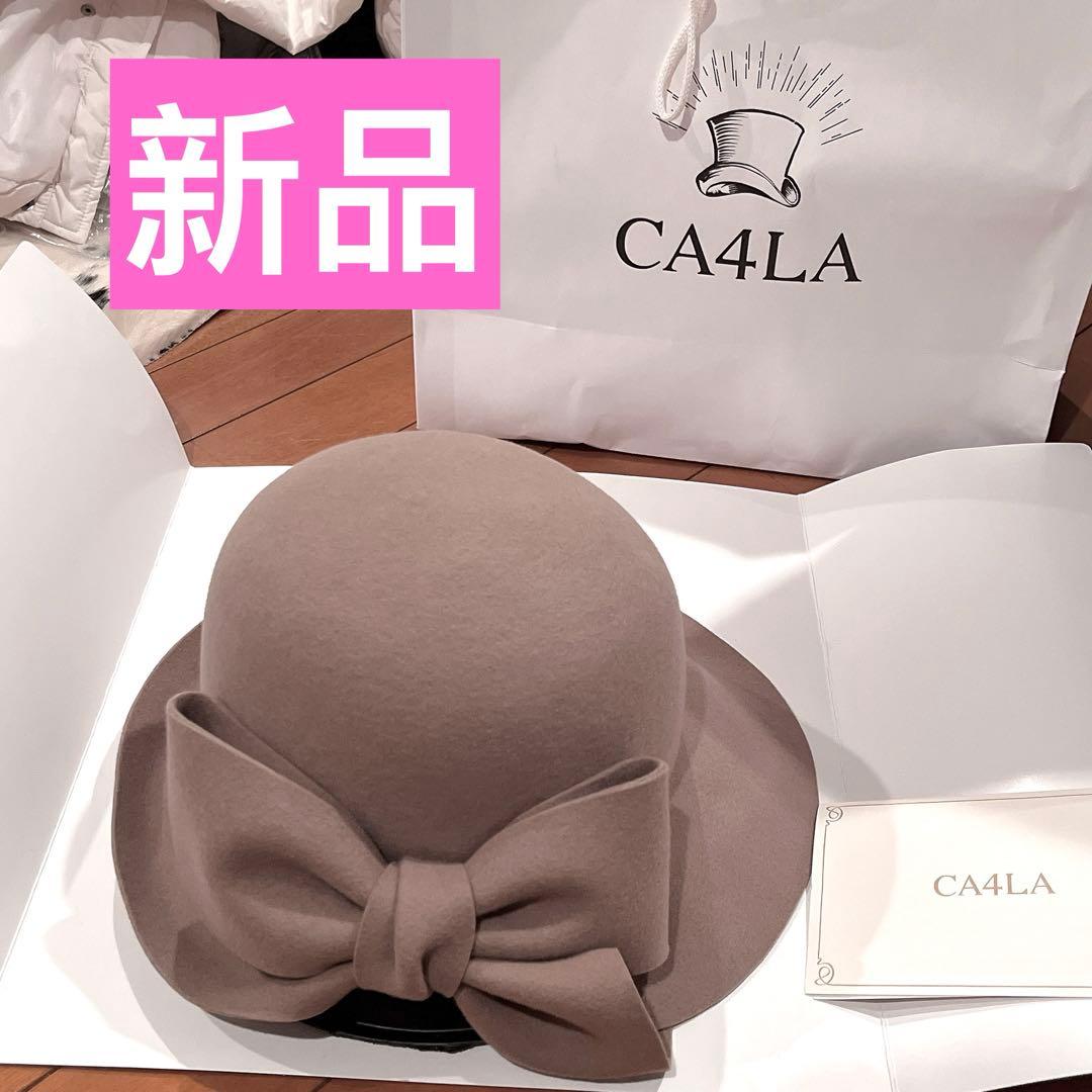新品未使用CA4LA brulees3リボンハット カシラ - メルカリ