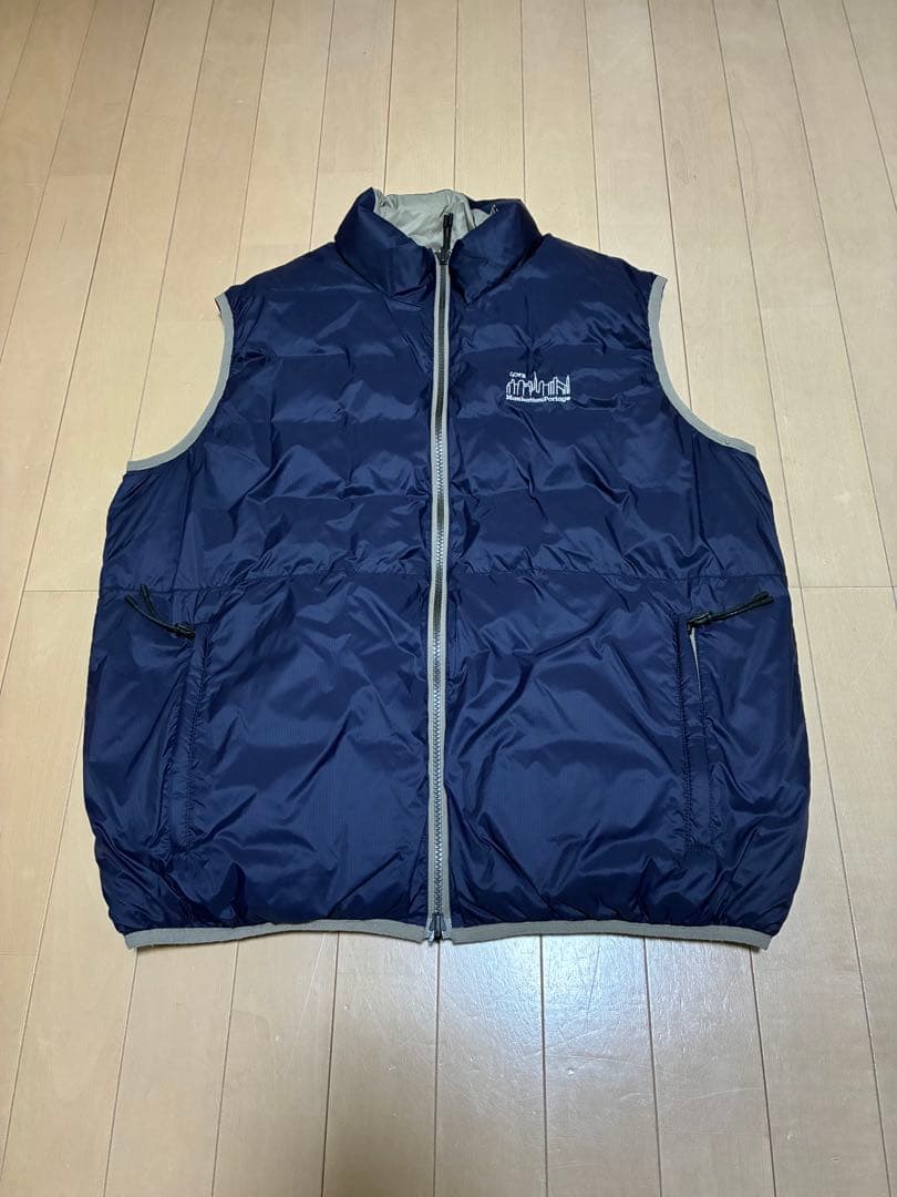 Manhattan Portage × TAION リバーシブルダウンベスト　Ｍ Reversible Down Vest TAION | NaOkI | Manhattan Portage | 172cm