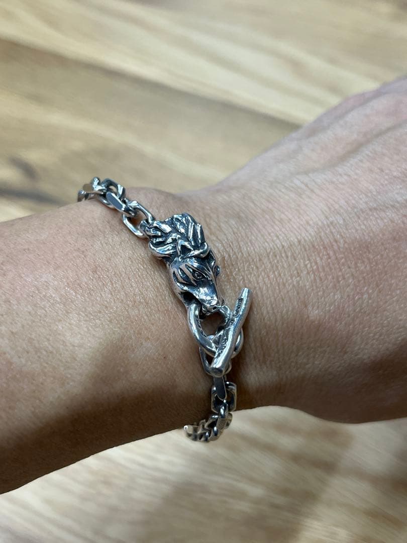 BWL ビルウォールレザー ホースヘッド シルバーブレスレット シルバー