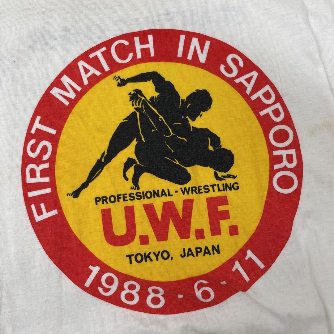 Tシャツ UWF 旗揚げ 記念Tシャツ プロレス 格闘技札幌大会 レア 入手
