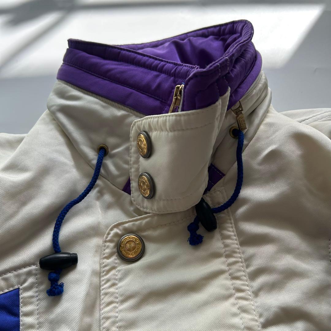 adidas デサント製 スキーウェア セットアップ ジャケット ビブパンツ