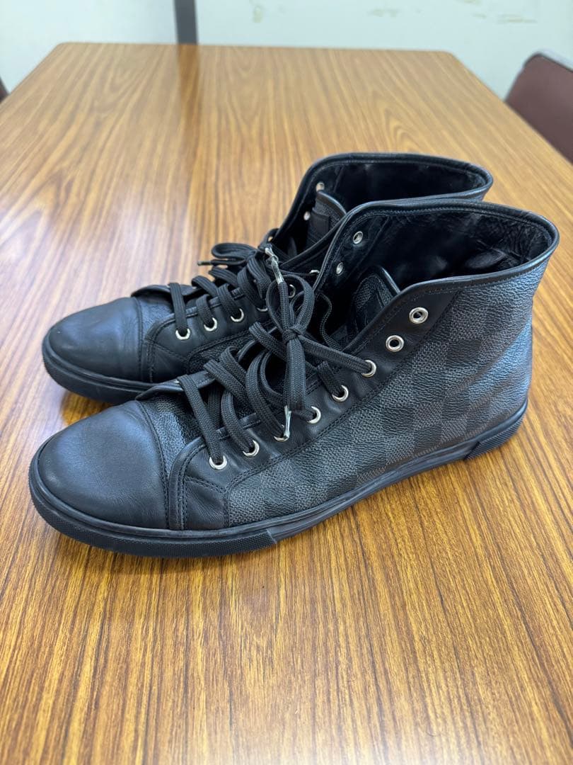 値下げ ルイヴィトン ダミエグラフィット ハイカットスニーカー