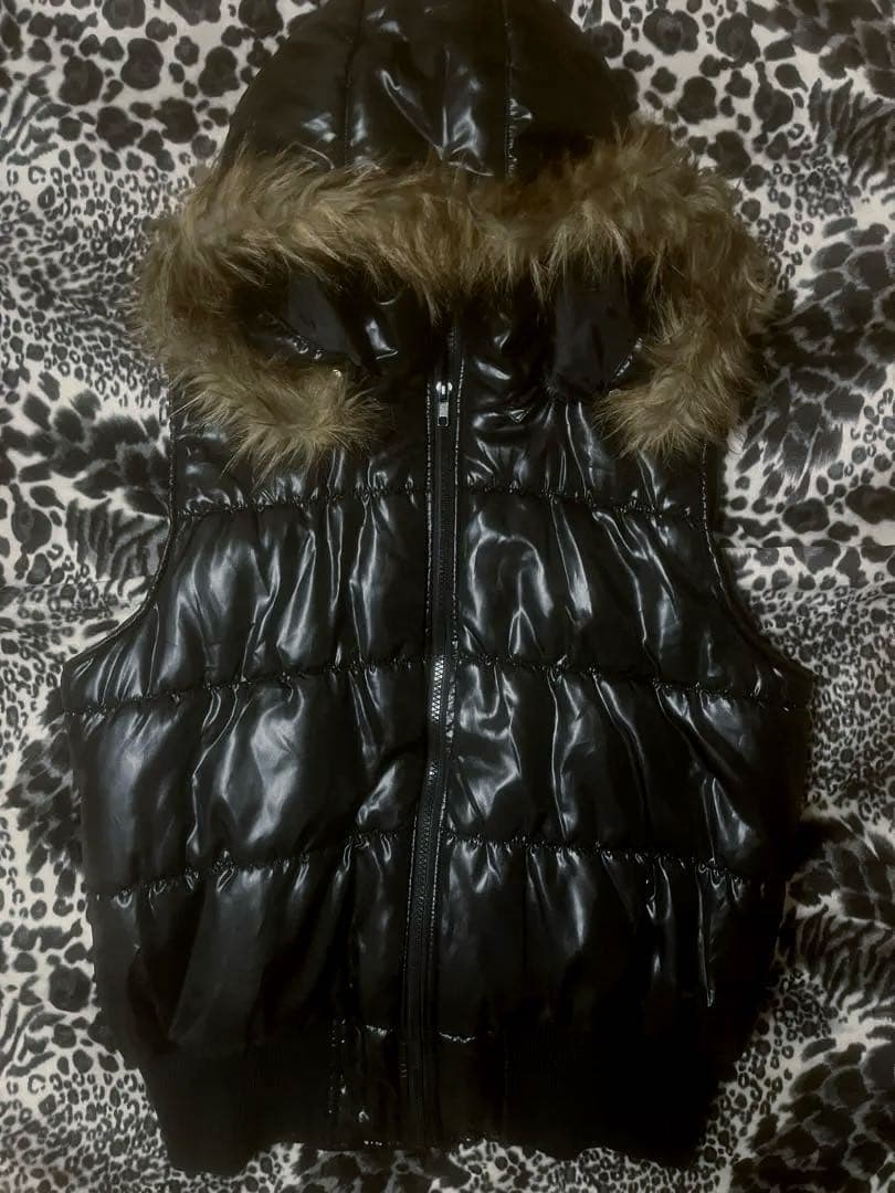 00s archive ダウン ベスト ファー y2k 平成 ギャル ギャル男 - メルカリ