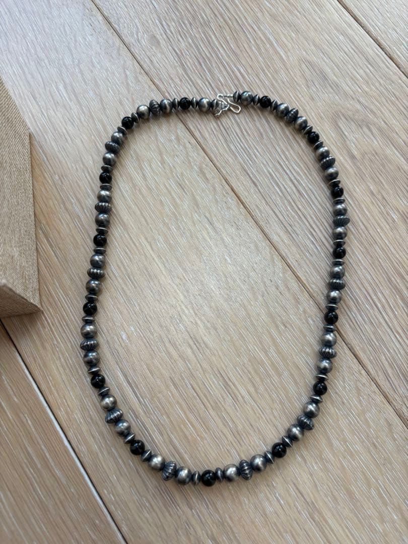 Reva Goodluck ナバホパール ビーズミックスネックレス