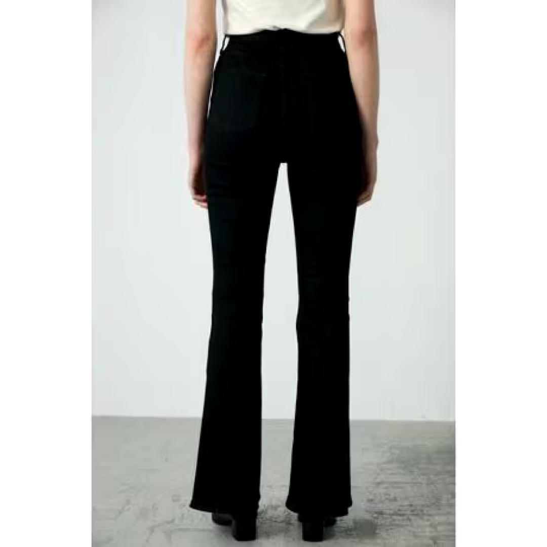 moussy フレアデニム ブラック HW Rebirth FLARE 24 - メルカリ