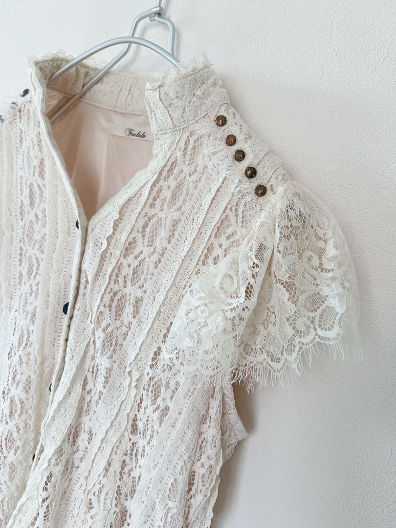 TRALALA トゥララ 総レーストップス Y2K フェアリーグランジ ギャル