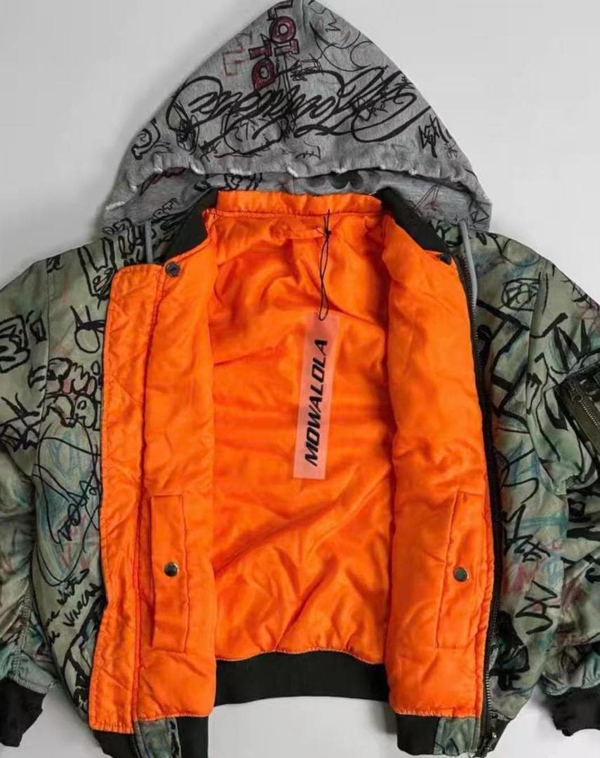 MOWALOLA MA-1ジャケット Mサイズ グラフィティ - メルカリ