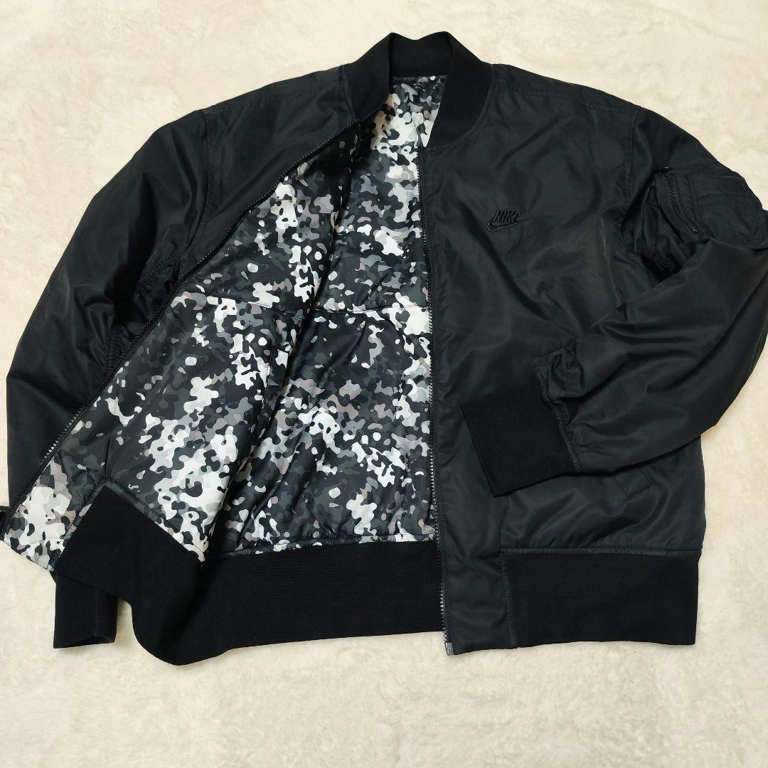 NIKE ナイキ Lサイズ MA-1 リバーシブル 迷彩 ジャケット カモ柄