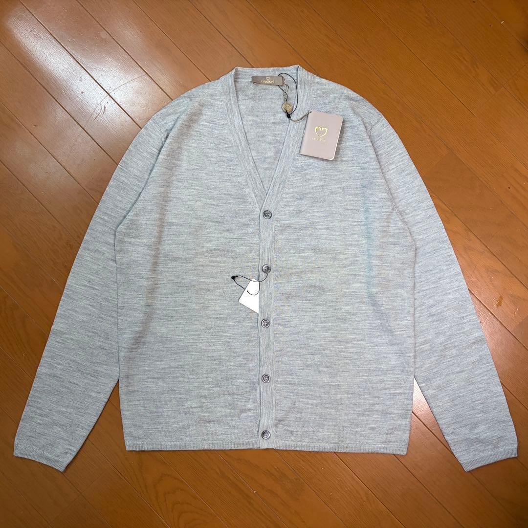 新品未使用◯クルチアーニ cruciani カーディガン XL 50 グレー - メルカリ