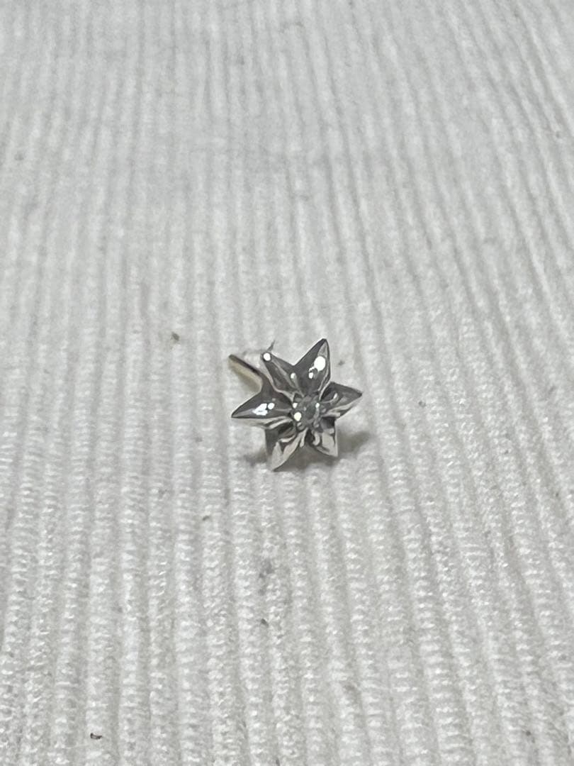 V*W様 CHROME HEARTS クロムハーツ スター スタッドピアス w/1PD