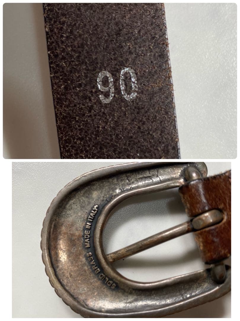 良品】WILLIAM ウエスタンベルト ビームス エフコラボ レザー 別注