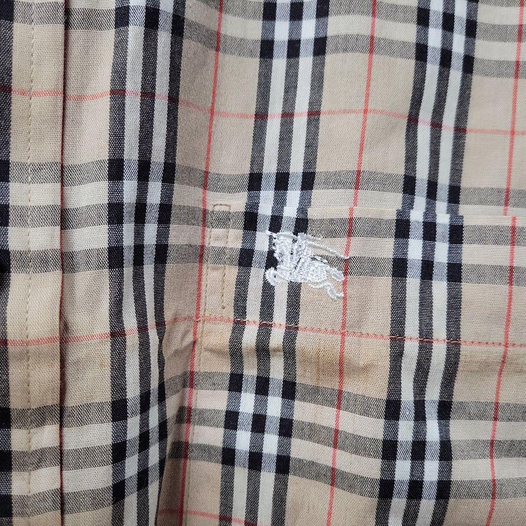 Burberry チェック柄 半袖シャツ M - メルカリ