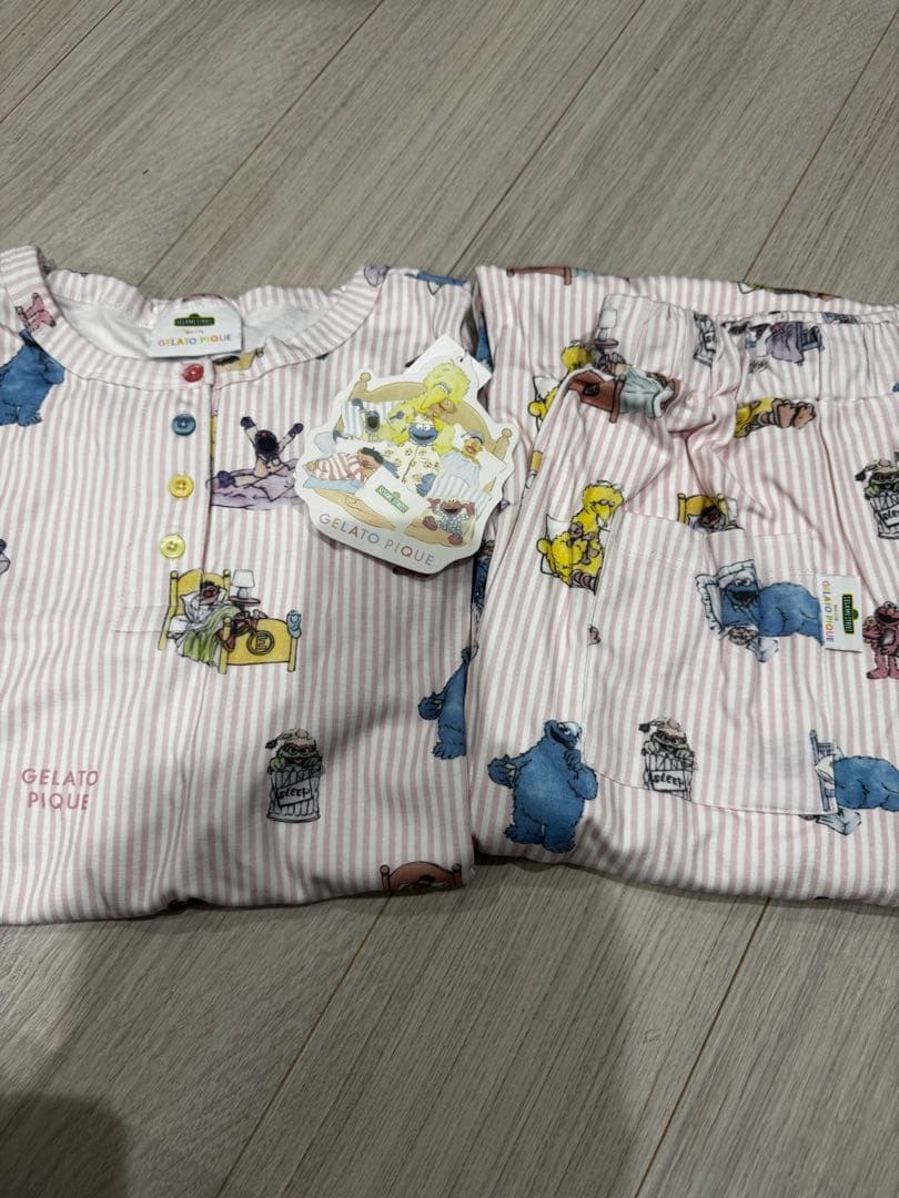 GELATO PIQUE セサミストリート ルームウェア 長袖 ラスト1点 COLLABORATION】 SESAME STREET meets GELATO PIQUE 世界中で愛されて