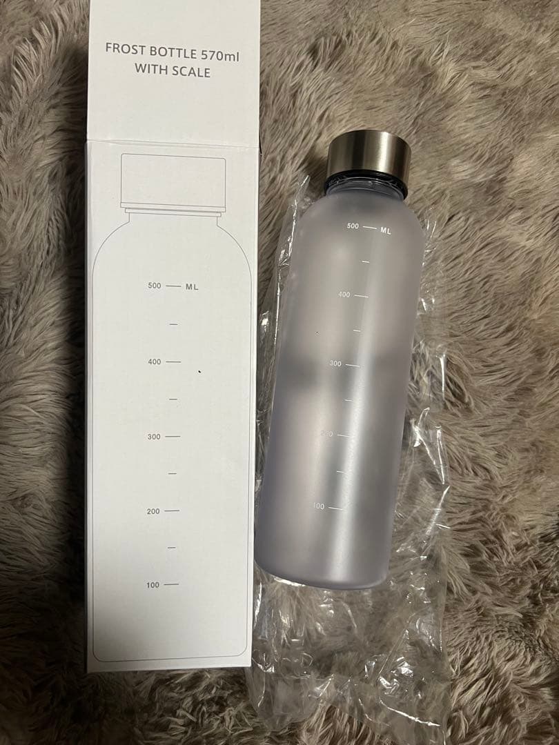 新春値下げ！3日まで！武尊自筆サイン入りフロストボトル 570ml 目盛り