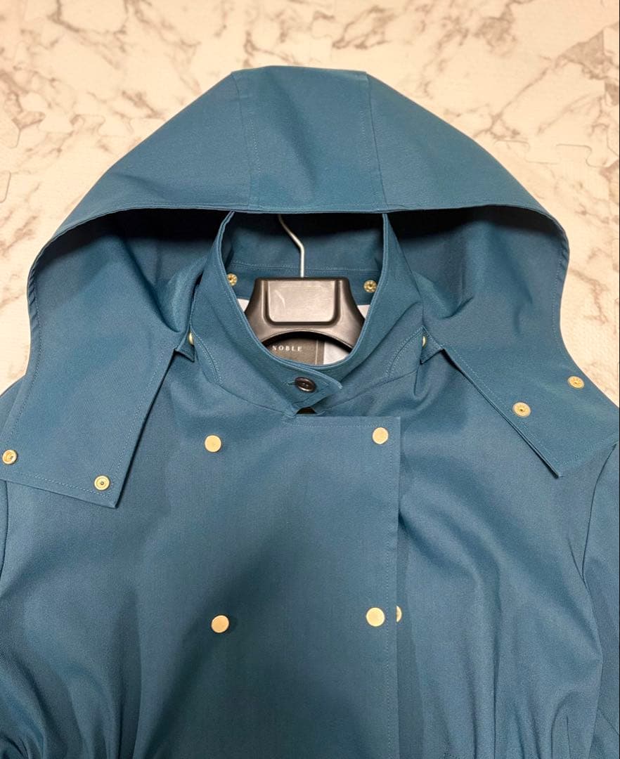 美品✨ノーブル ウインドプルーフテントシルエットブルゾン グリーン S