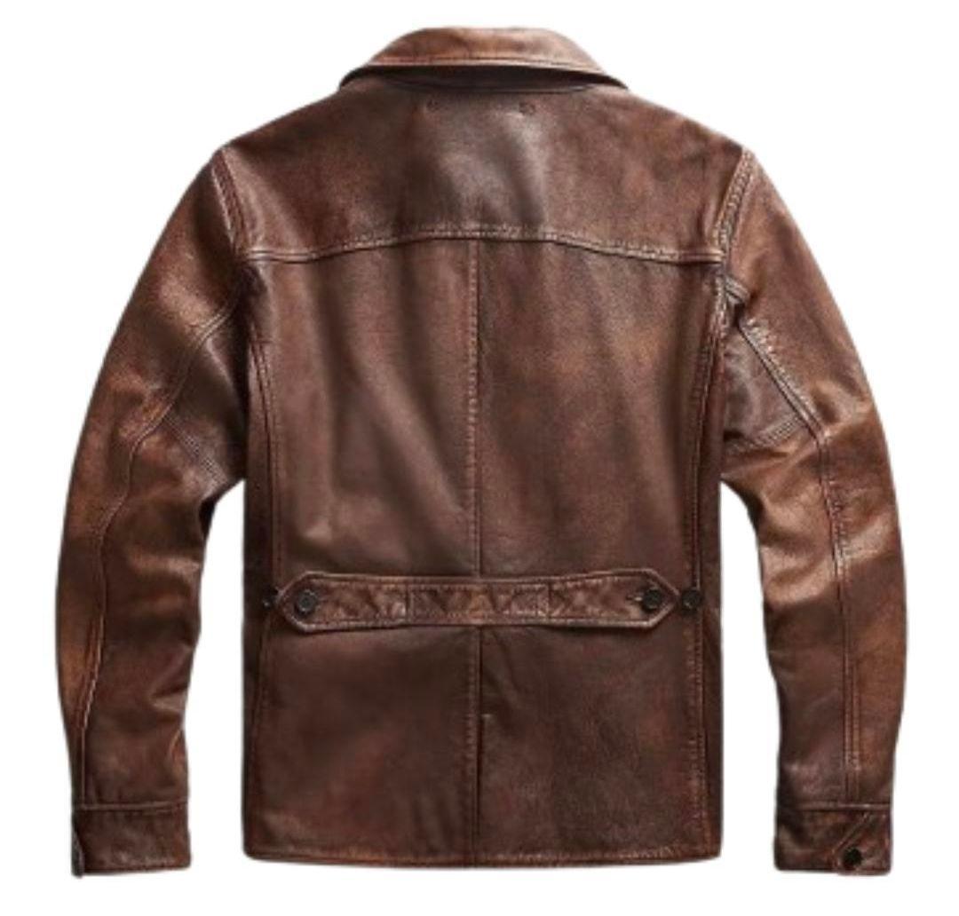 RRL ダブルアールエル レザーカーコート 木村拓哉着用色違いグラン