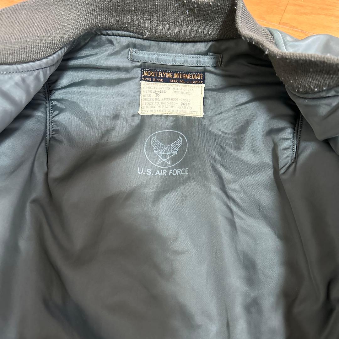 バズリクソンズ B-15D フライトジャケット サイズ38 グレー - メルカリ
