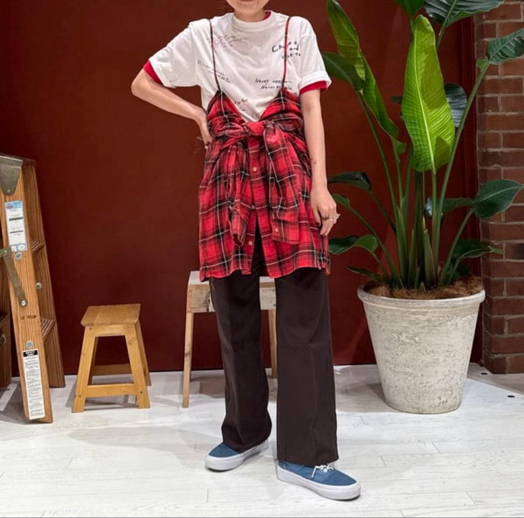 BEAMS BOY maturely / レーヨン ブリーチ チェック シャツ - メルカリ