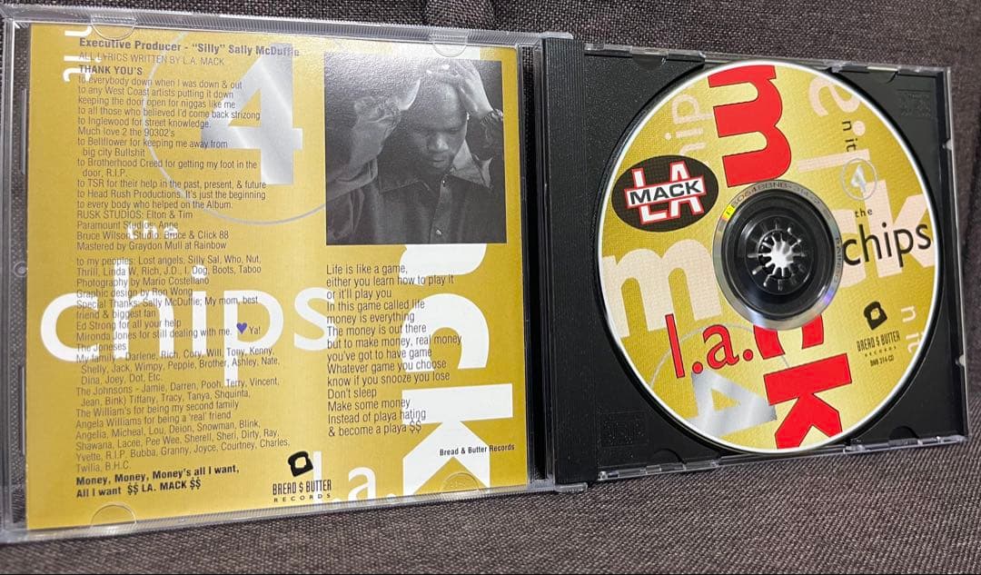 洋楽 G-RAP L.A.MACK N IT 4 THE CHIP$