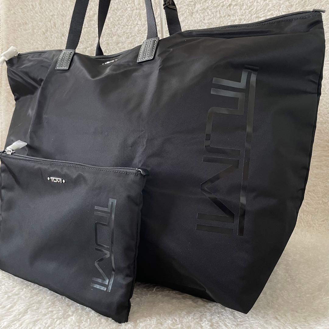 未使用】TUMI ジャスト イン ケース トート 折りたたみ トートバッグ