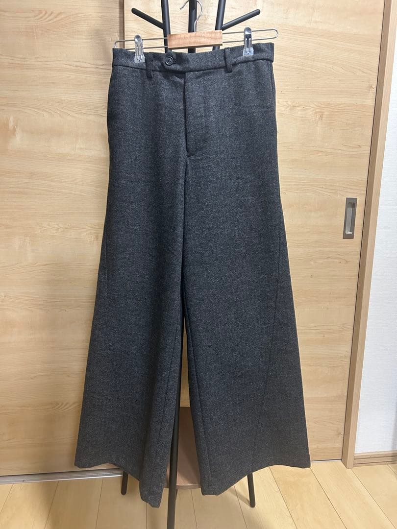 CLEL】ウールブレンド ヘリンボーンツイード3Dパンツ - メルカリ