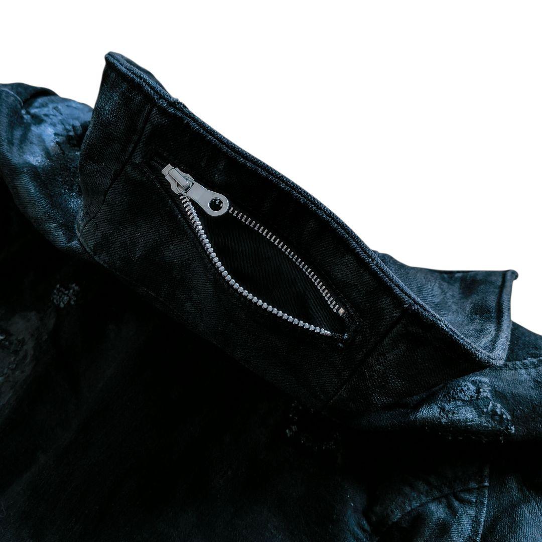 レア✨️NO ID.×OVERDESIGN ストレッチデニム WライダースJKT - メルカリ