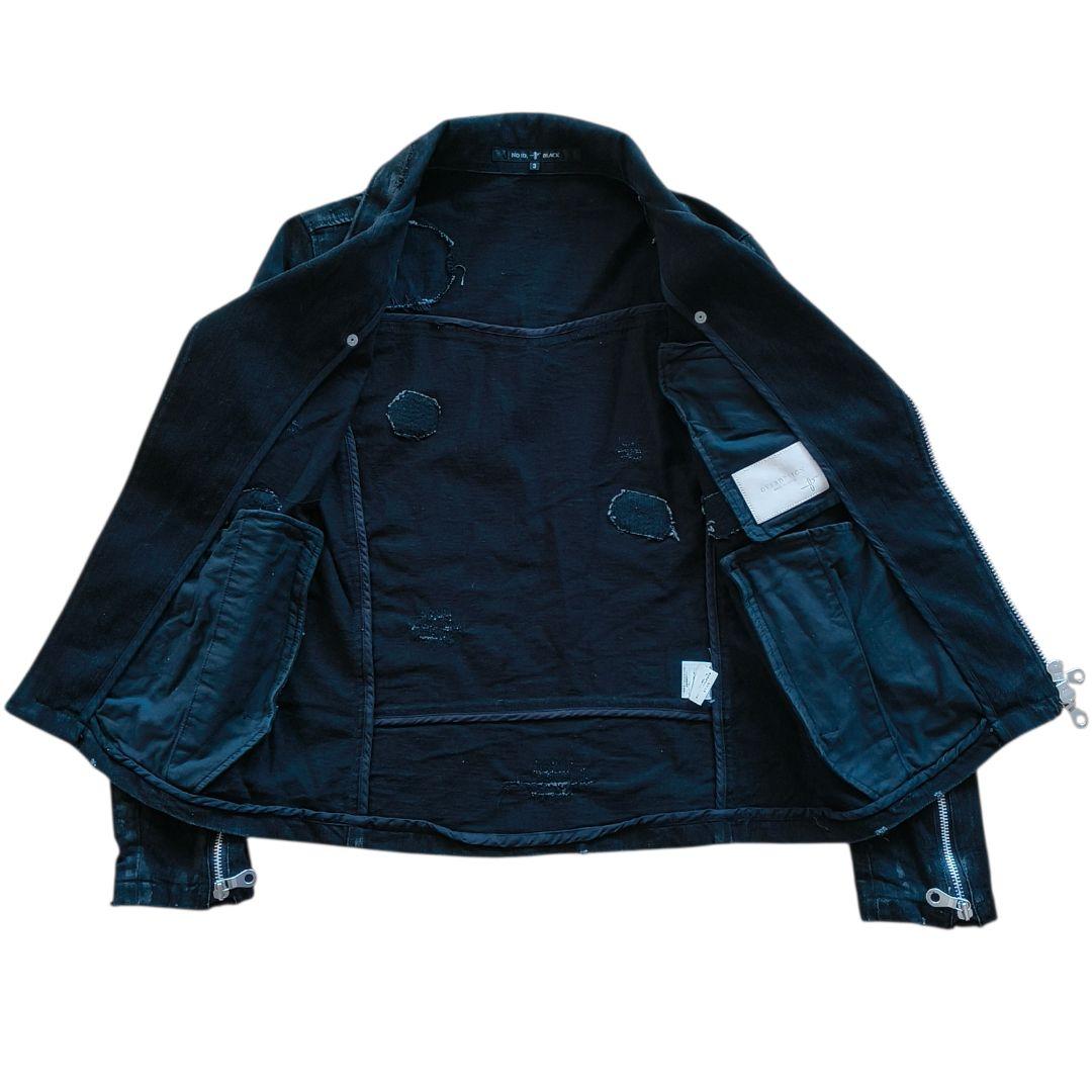 レア✨️NO ID.×OVERDESIGN ストレッチデニム WライダースJKT - メルカリ
