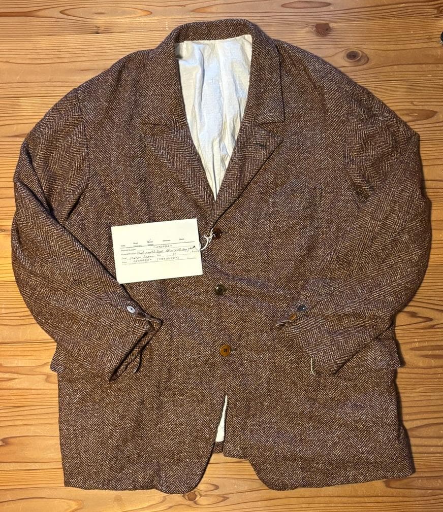 新品】ザ クルーキットテーラー ジャケット 46 オレンジブラウン