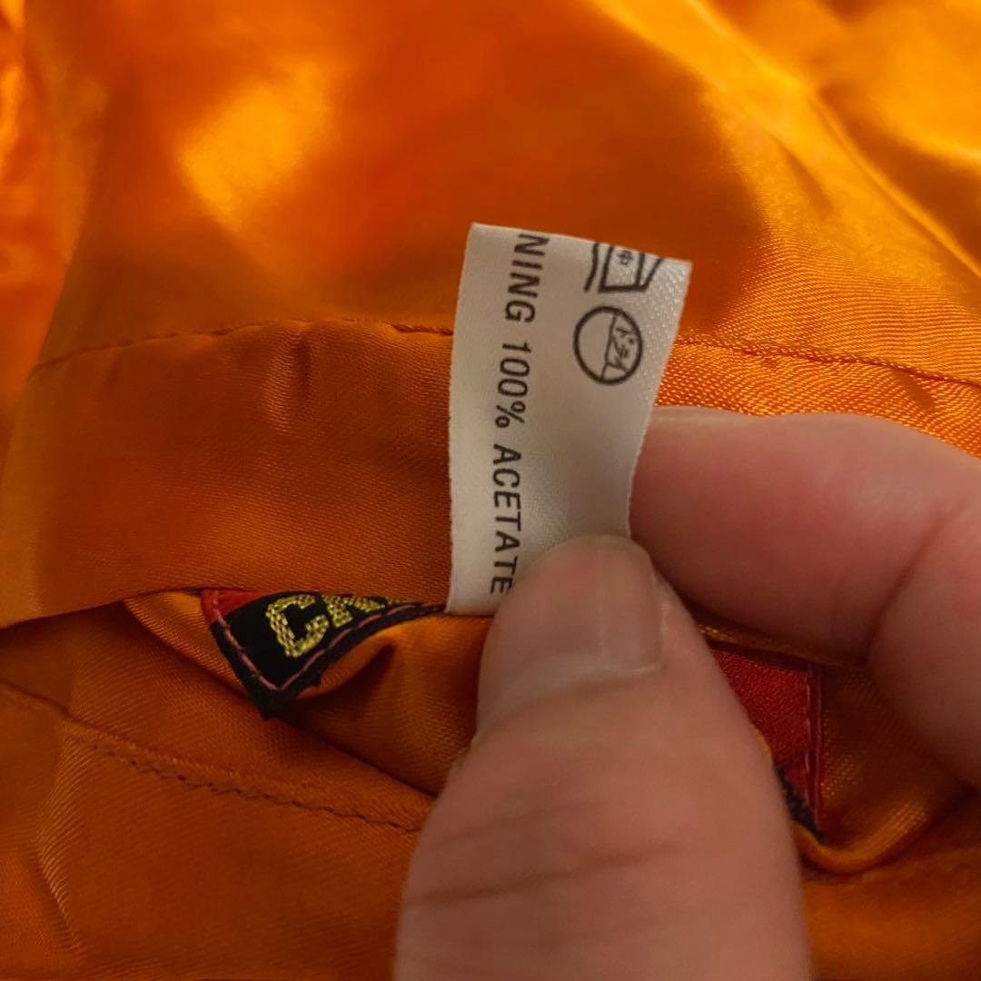 80年代初期タグ クリームソーダ ピンクドラゴン 別珍スカジャン - メルカリ