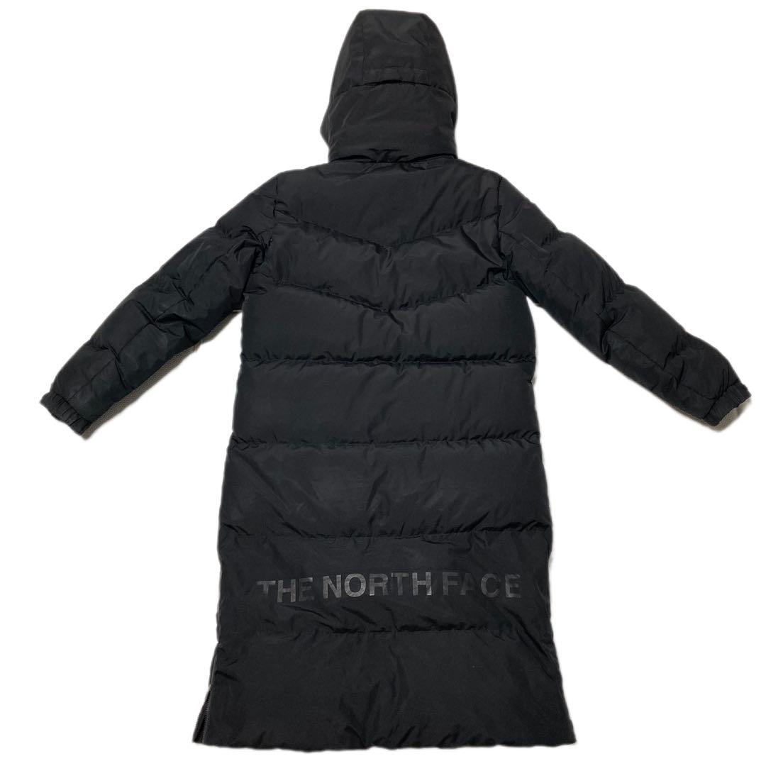 良品 ノースフェイス ロングダウン ベンチコート メンズS ブラック