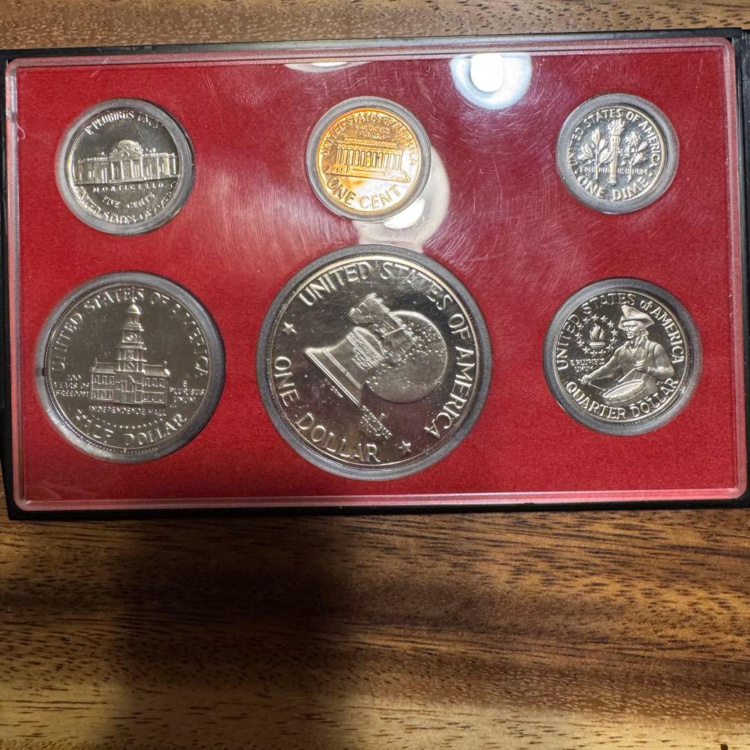 1976年 アメリカ 建国200周年記念 プルーフセット 記念硬貨 6枚セット
