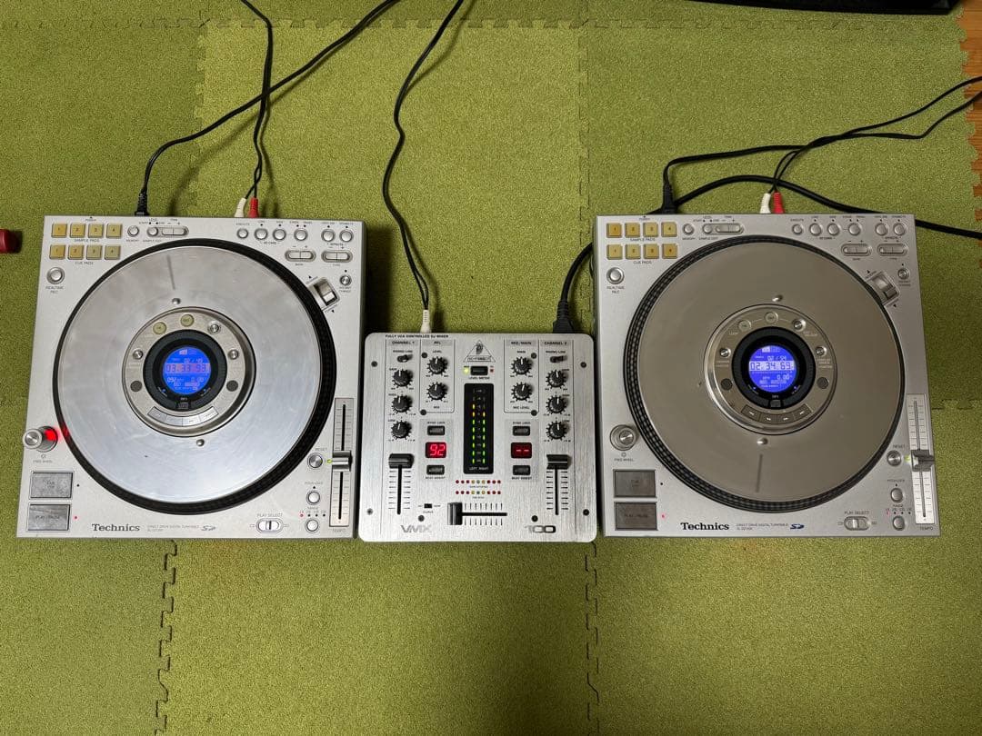 Technics SL-DZ1200 ターンテーブル 2台セットTechnics CDJ SL-DZ1200