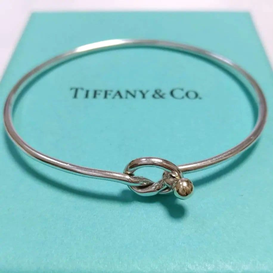 専用ですティファニー フック＆アイ ラブノット バングル コンビ 925×750 TIFFANY&Co.（ティファニー） フックアンドアイ バングル ラブノット