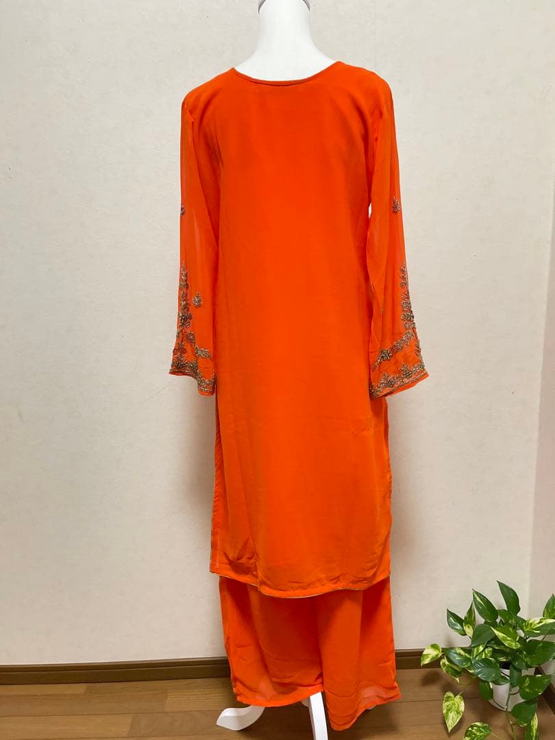 インド民族衣装高級クルタセットパーティー/結婚式パンジャビドレス